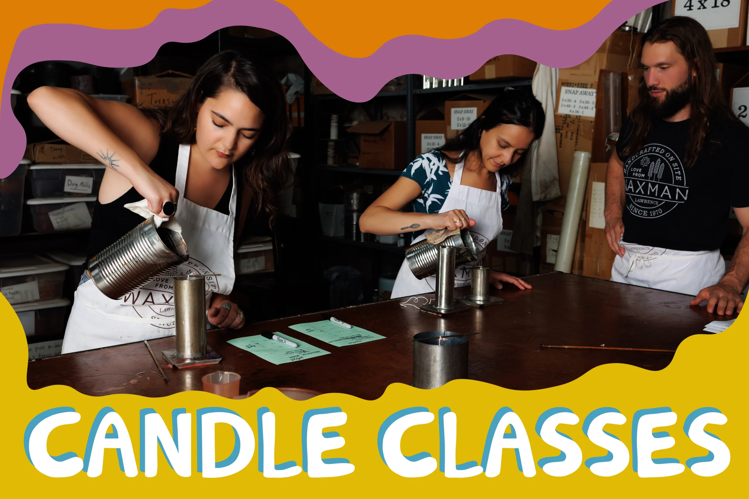 Candle Making Classes.